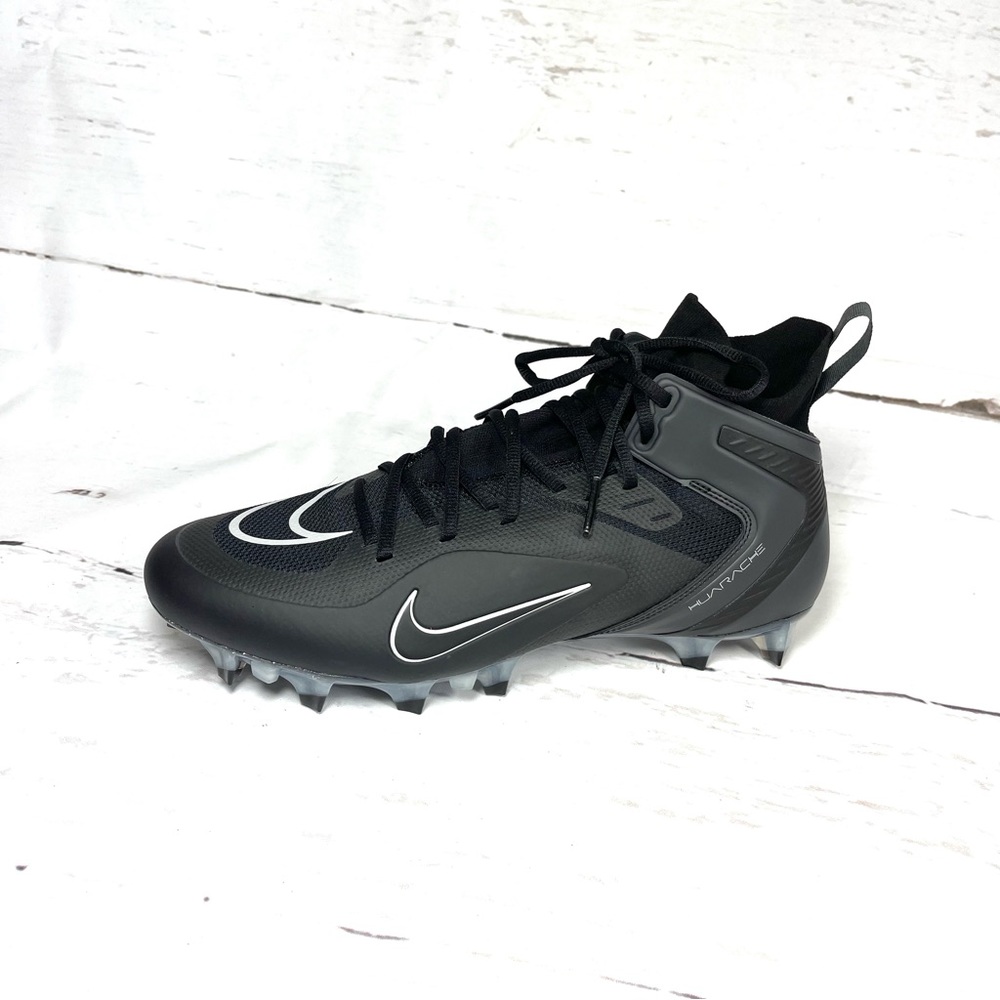 Nike Alpha Huarache‎ 8 Elite Mens Football Cleats Size 12.5 Black CW4440-011